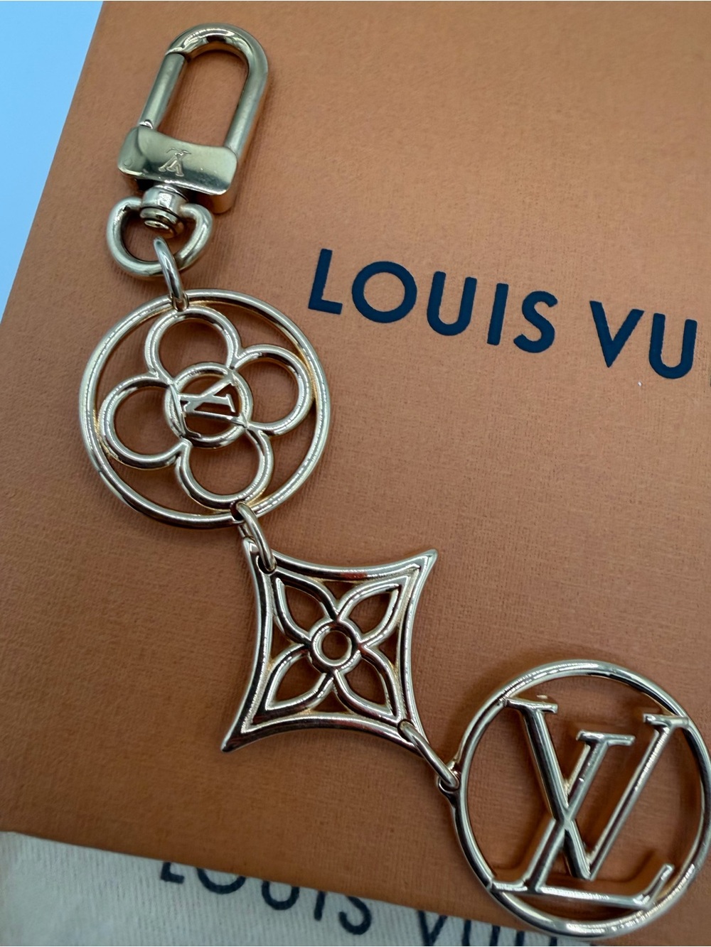 Louis Vuitton key chain charm Rare 🔥in box - Picture 9 of 9